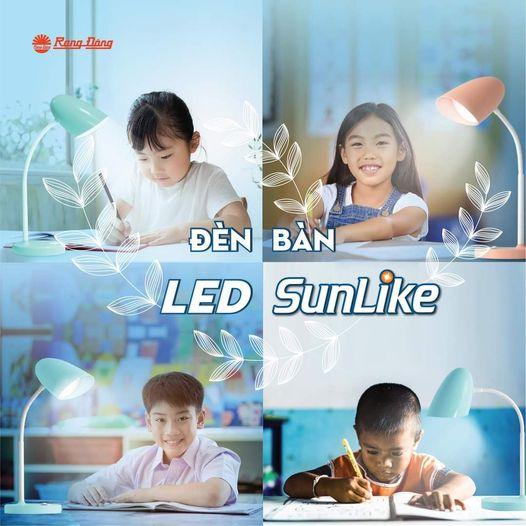 ĐÈN BÀN LED SUNLIKE - Đèn bàn Rạng Đông bảo vệ thị lực - Đèn bàn quà tặng - Đèn bàn in Logo