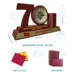 Đồng hồ Kara- Đồng hồ gỗ để bàn số 70