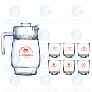 Bộ bình cốc thủy tinh 1